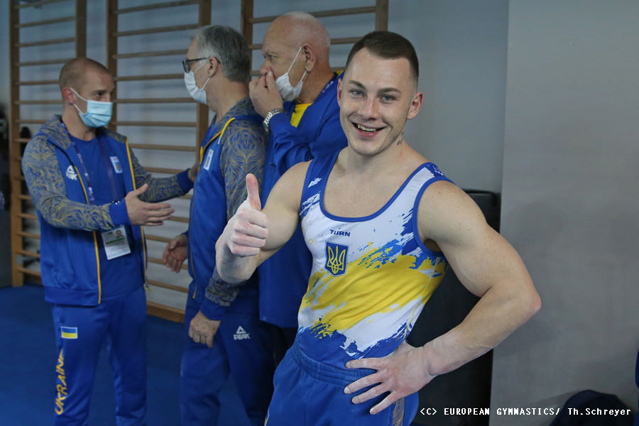 Украина завоевала 12 медалей на чемпионате Европы по гимнастике