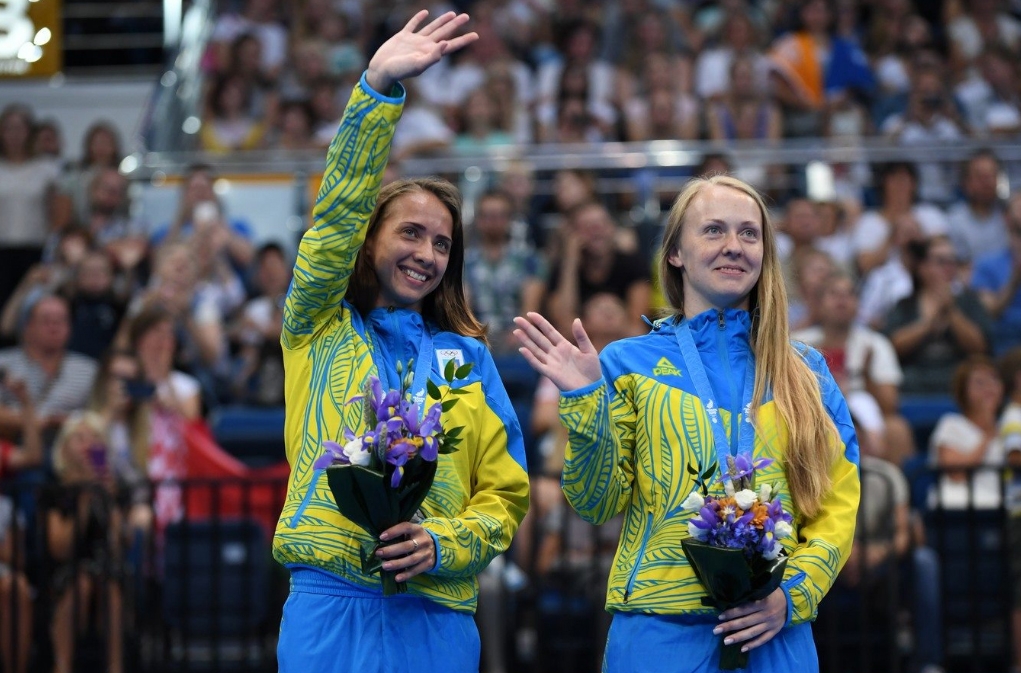 Марина Кийко и Светлана Малькова выиграли этап Кубка мира по прыжкам на батуте