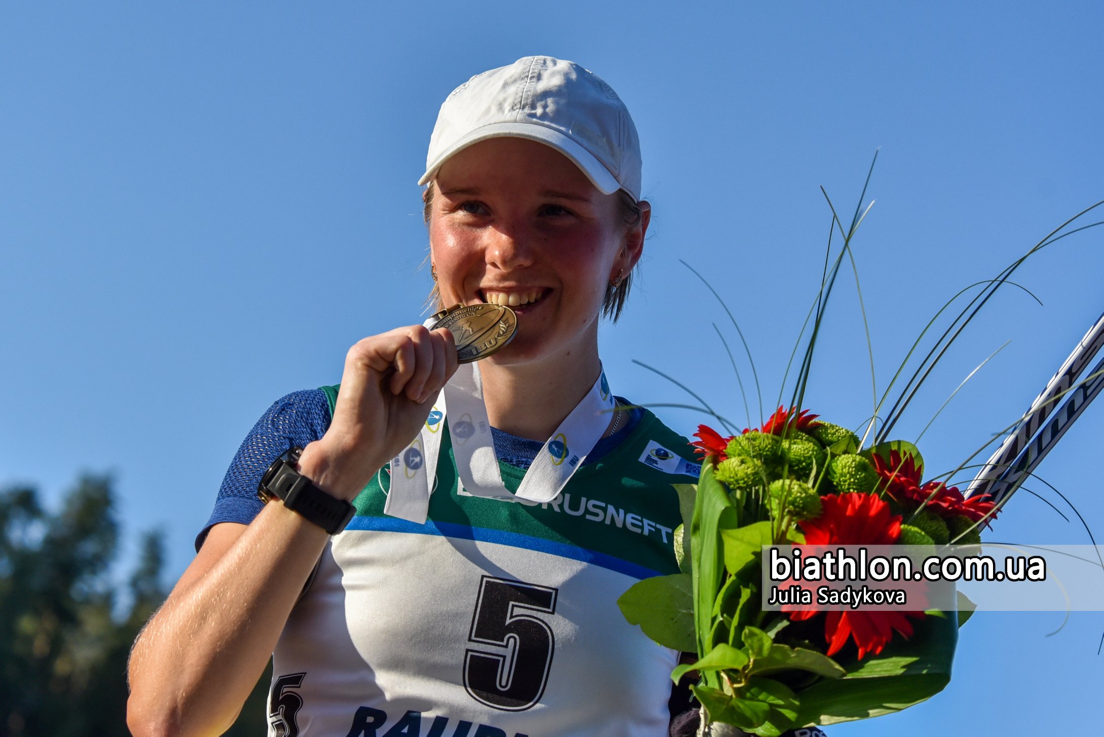 Дарья Блашко заняла 3-е место в спринте на летнем чемпионате мира по биатлону