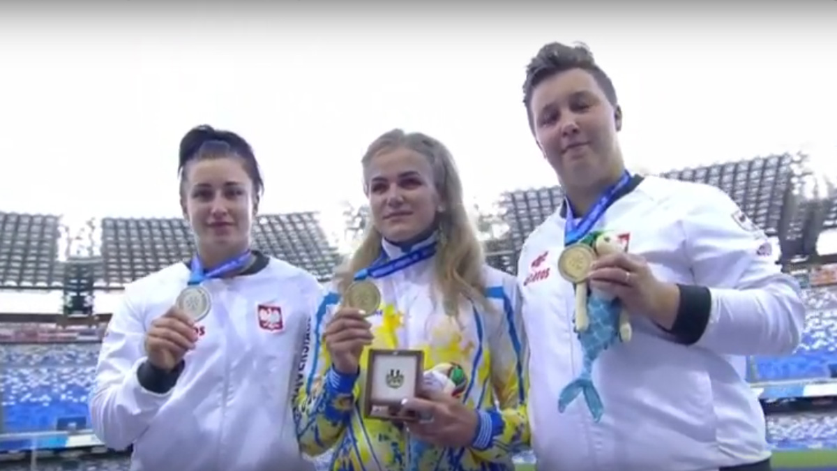 Украинская легкоатлетка Ирина Климец заняла 1-е место в метании молота на Универсиаде