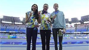 Украинские легкоатлетки Юлия Чумаченко и Ирина Геращенко заняли 1-е и 2-е места в прыжках в высоту на Универсиаде