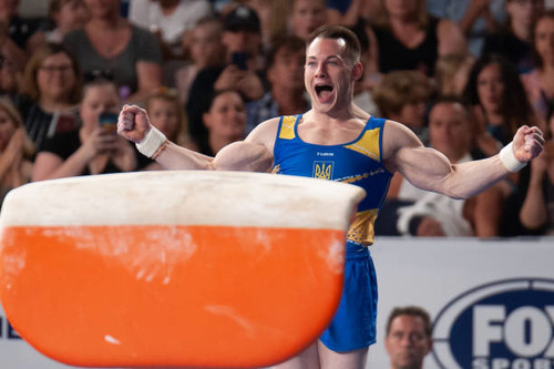 Гимнаст Игорь Радивилов занял 3-е место в опорном прыжке на чемпионате мира