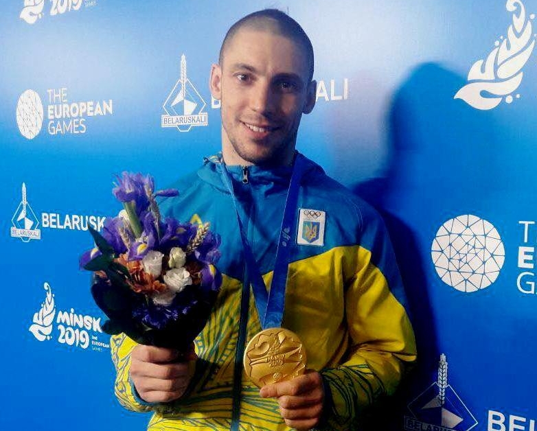 Украинский каратист Станислав Горуна занял 1-е место в кумите в категории до 75 кг на Европейских играх