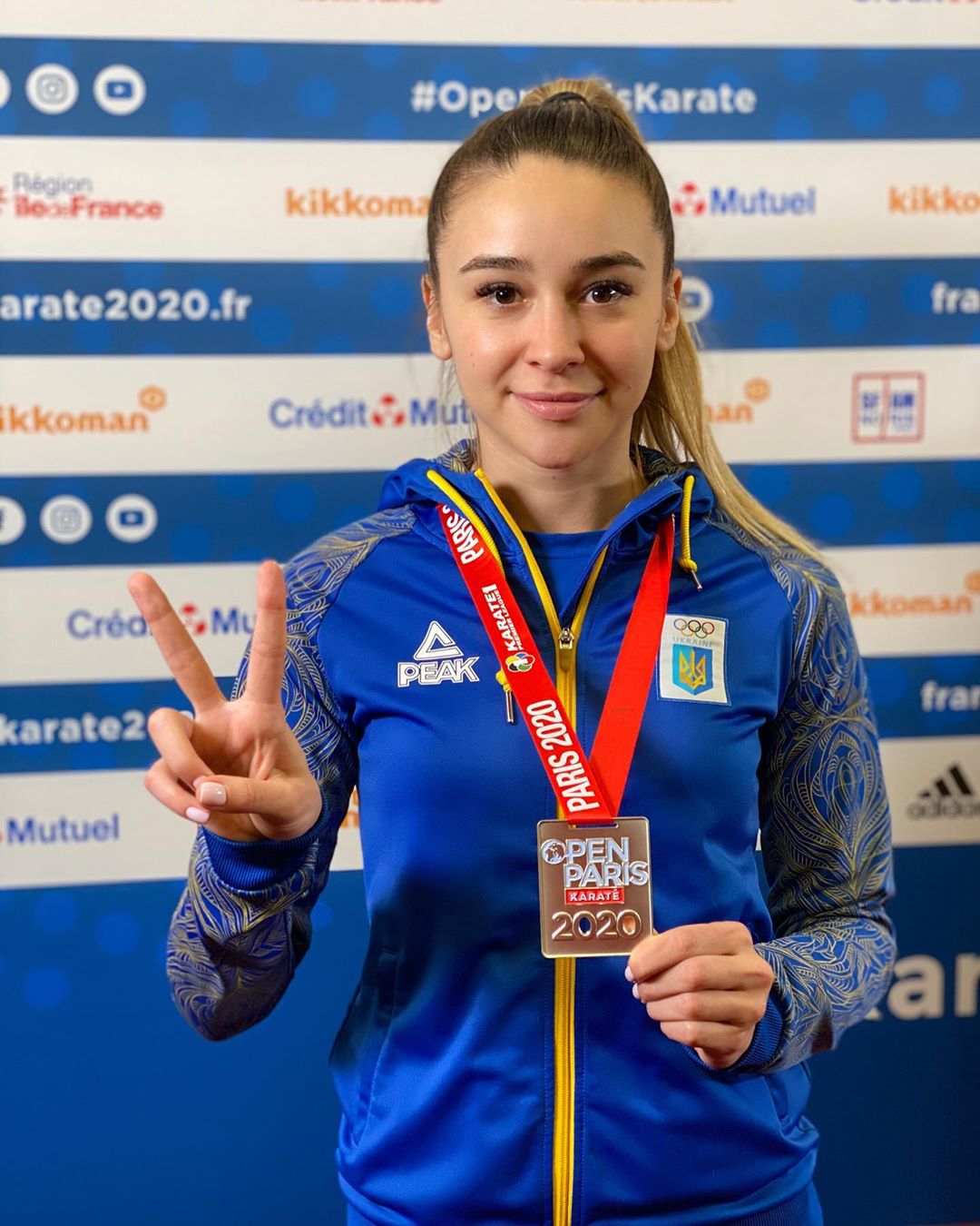 Каратистка Анжелика Терлюга заняла 2-е место на этапе Karate1 Premier League