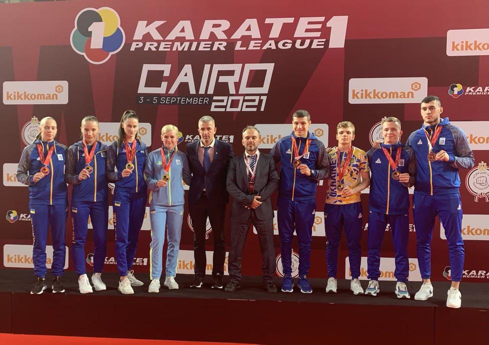 8 медалей завоювали українські каратисти на етапі Прем'єр-Ліги