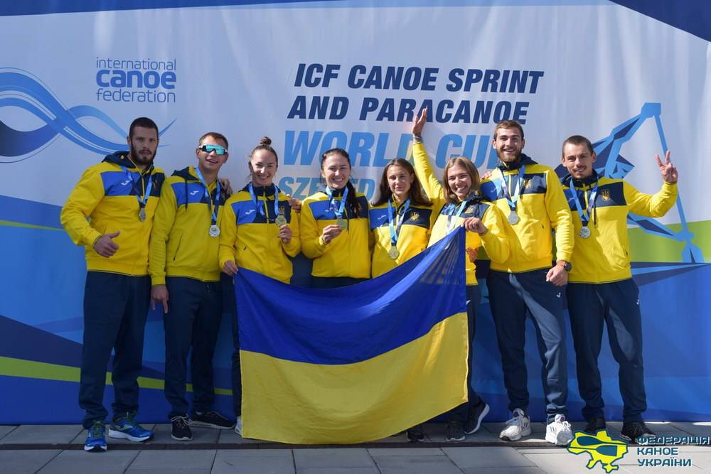 Сборная Украины по гребле привезла 8 медалей с Кубка Мира