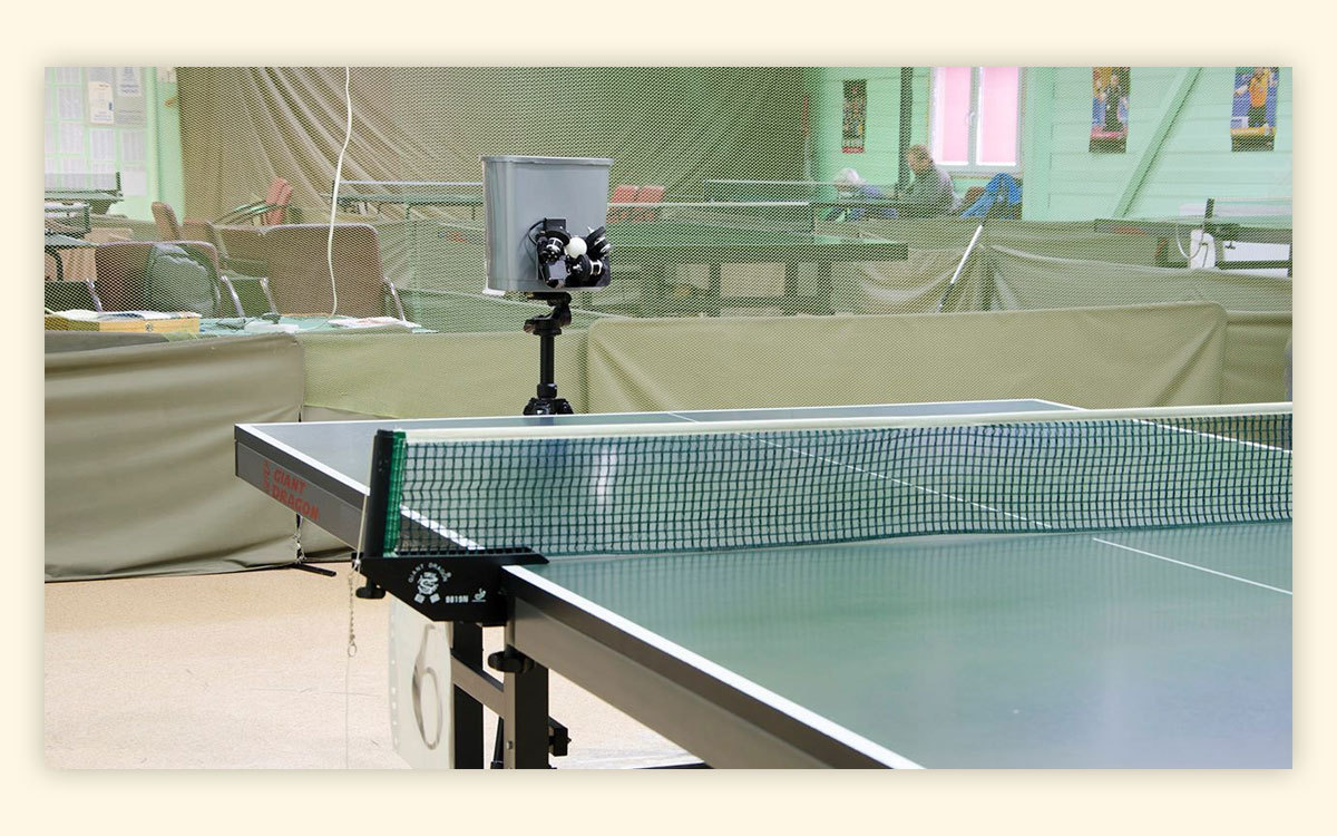 Хакатон Минмолодьспорта: Робот TenniRobo для настольного тенниса