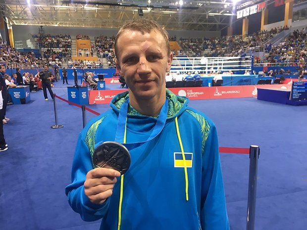 Украинский боксёр Николай Буценко занял 2-е место в категории до 56 кг на Европейских играх
