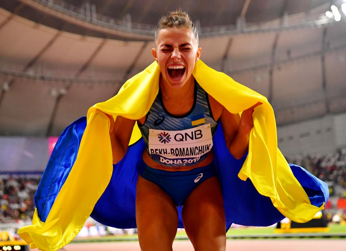 Легкоатлетка Марина Бех-Романчук заняла 2-е место в прыжках в длину на чемпионате мира